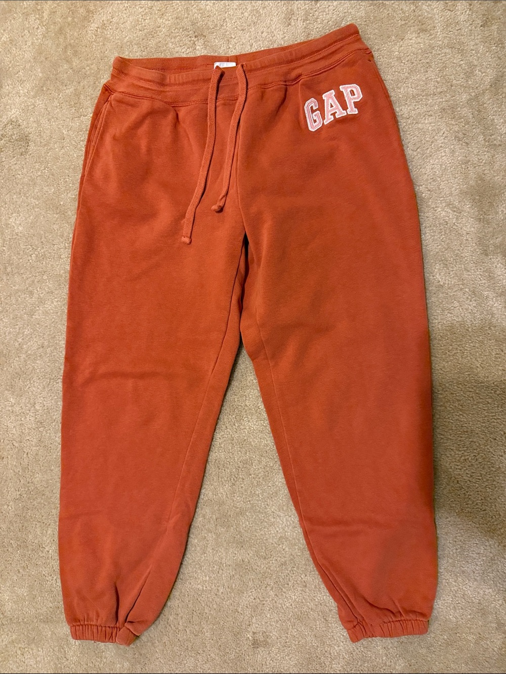 GAP Kids Burnt Orange Fleece Joggers